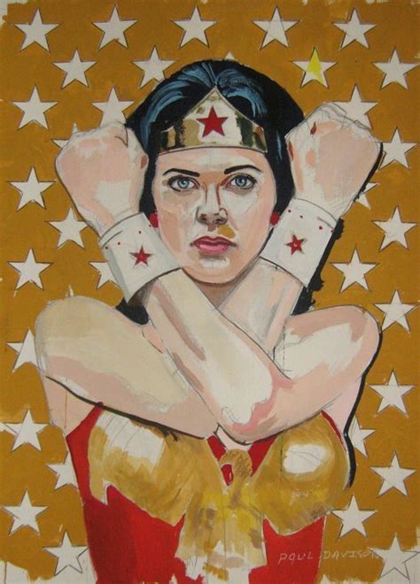 Lynda Carter As Wonder Woman By Artist Paul Davison Wonder Woman Fan