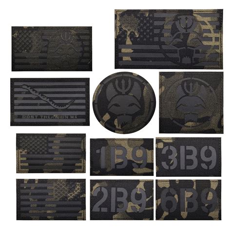 Buy Multicam Black Patch Seal Team Devgru Trident Cat Head Reflective