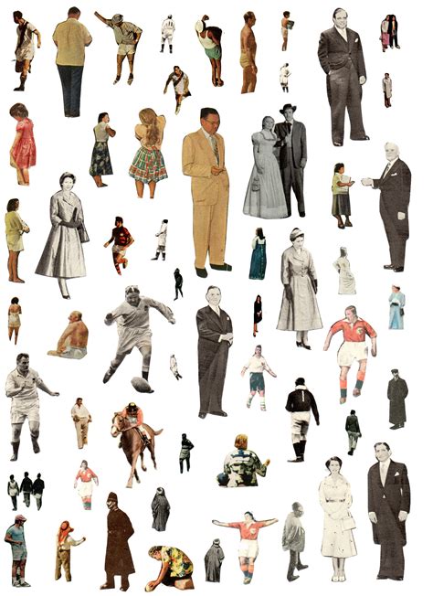 Collage people | Render people, Silhouette people, Architecture people