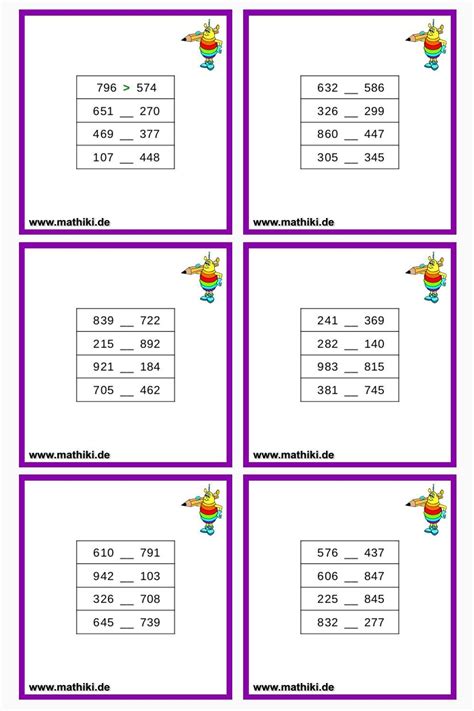 Start studying die zahlen bis 1000. Zahlen vergleichen bis 1000 (Klasse 3) - Lade Dir das ...