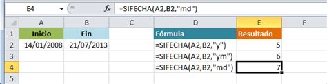 Formula Para Calcular La Cantidad De Dias Entre Dos Fechas En Excel