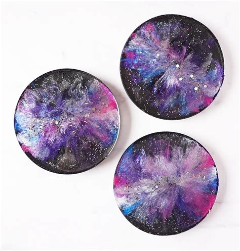 Diy Resin Galaxy Coasters Resin Crafts Blog