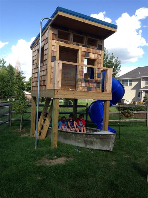 44 Kids Backyard Playhouse Home Decor Ideas