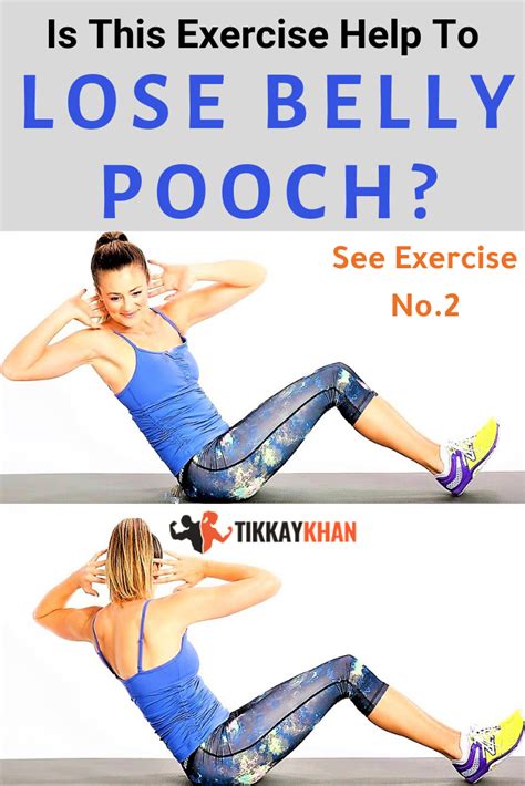 20 simple exercises to lose belly pooch tikkay khan belly pooch workout lose belly pooch