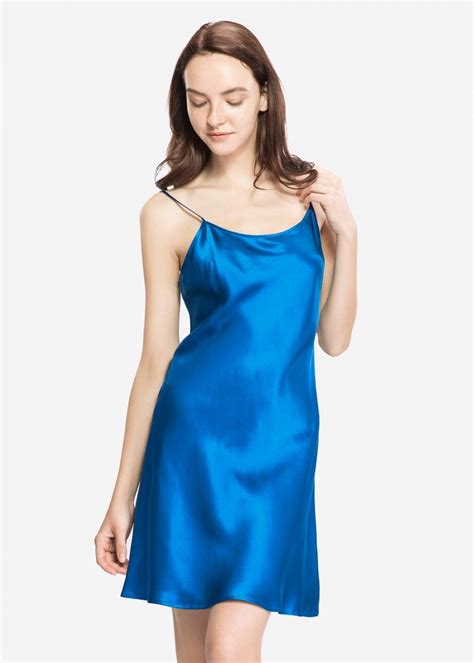 22 Momme Feminine Silk Chemise Silk Chemise Night Gown Silk Nightgown