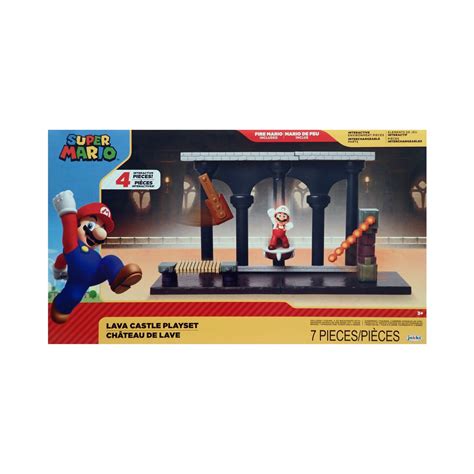 Lava Castle Playset From Super Mario Action Figures And Collectible Toys