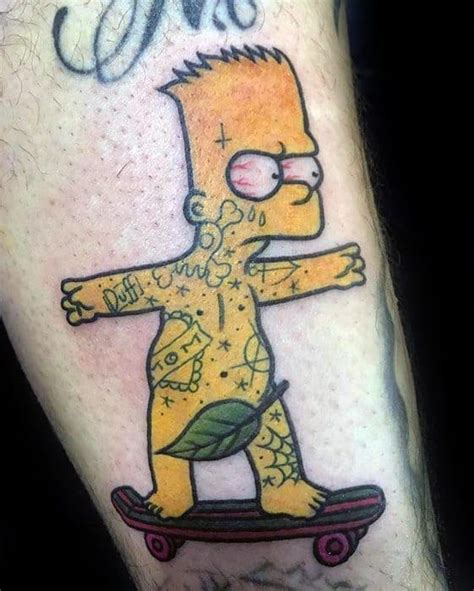 Bart Simpson Tattoo Simpsons Tattoo Tattoos Tattoo Designs Kulturaupice