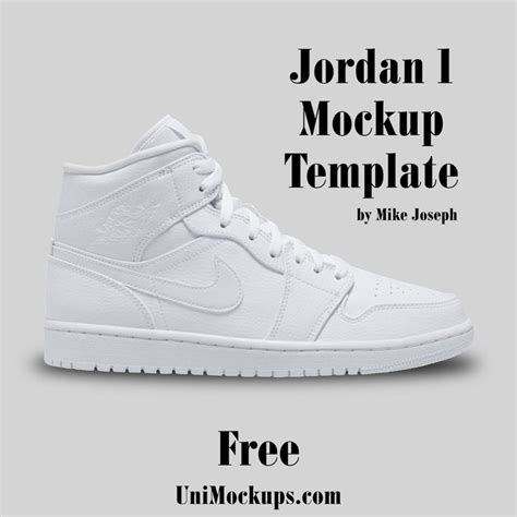 Custom Jordan 1 Mockup Template — UniMockups.com | Custom jordans