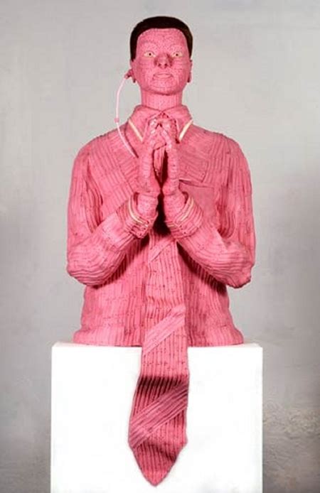 Pink Chewing Gum Sculptures