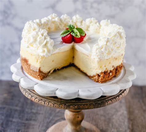 The Best Cheesecake Recipe How To Make The Creamiest Dreamiest Richest Vanilla Cheesecake With