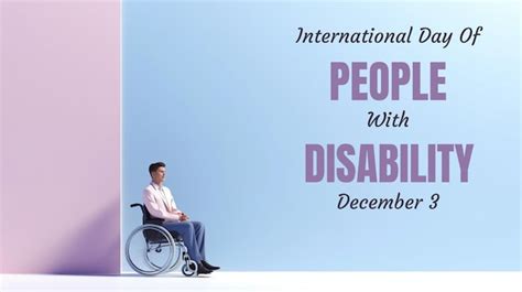 Premium Psd International Day Of Persons With Disabilities December 3