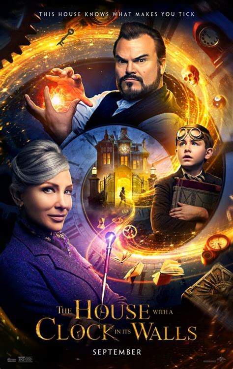 The house with a clock in its walls is a 2018 american dark fantasy comedy film directed by eli roth, starring jack black, cate blanchett, owen vaccaro, renée elise goldsberry, sunny suljic. The House with a Clock in its Walls | On DVD | Movie ...