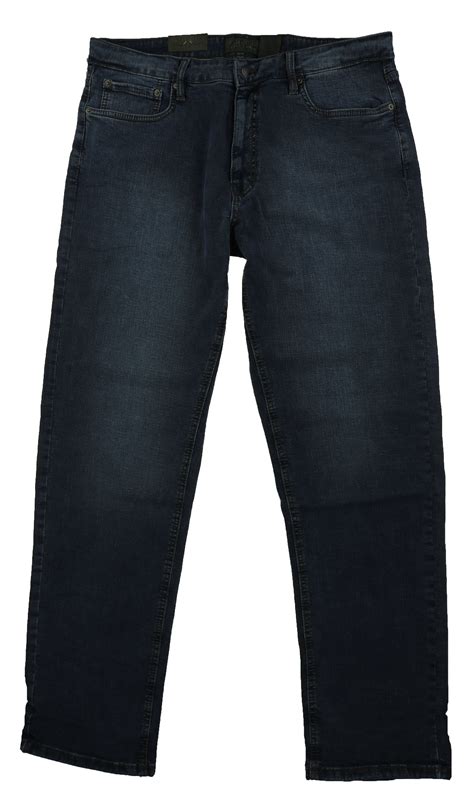 Urban Star Mens Jeans Relaxed Fit Straight Leg Blueblack 34w X 34l