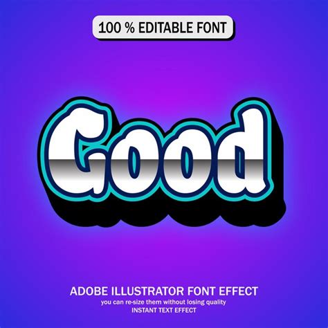 Premium Vector Text Effect For Cool Futuristic Effect