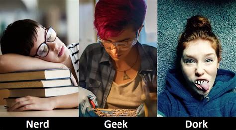 Difference Between Nerd Geek Dweeb
