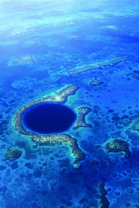 Great Blue Hole Belize Central America Gran Agujero Azul Belice