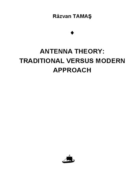 Antenna Theory Pdf Antenna Radio Transmission Medium