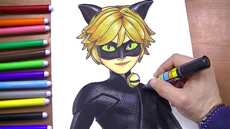 How To Draw Cat Noir Easy Step By Step Step By Step How To Draw Cat