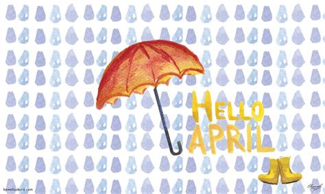Hello April — Be Well Hello April Galaxy S8 Wallpaper Wallpaper