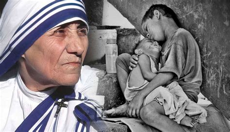 Mother Teresa Helping The Poor