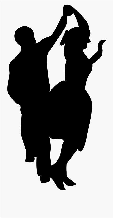 Dance Black And White Clipart Dancing Couple Vector Png Transparent