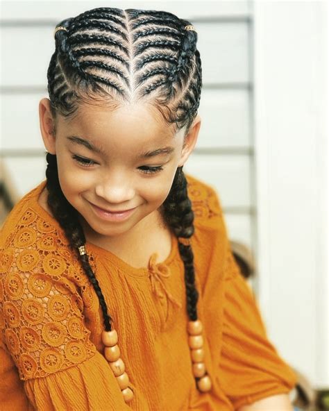 See lots of melanin beauties with gorgeous natural hair! Cornrow hairstyles | Cornrow hairstyles, Kids hairstyles ...