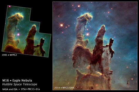 Nasa Releases New Photos Of Pillars Of Creation Taken By Hubble
