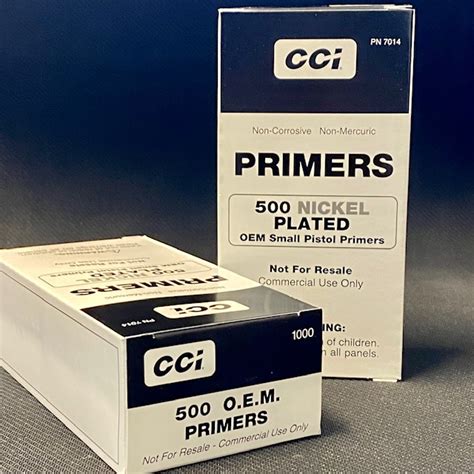 Cci 500 Small Pistol Primers 9000ct From Diamond K Brass Order Today