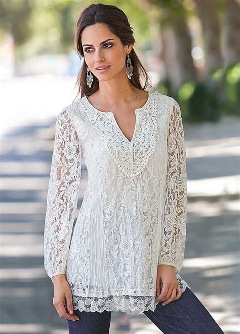 Tunic Tops For Older Women Together Lace Tunic Tops Fashion