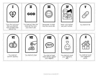 This way we can continue creating much more free templates for you. The Ten Commandments Mini Book | 10 commandments craft ...