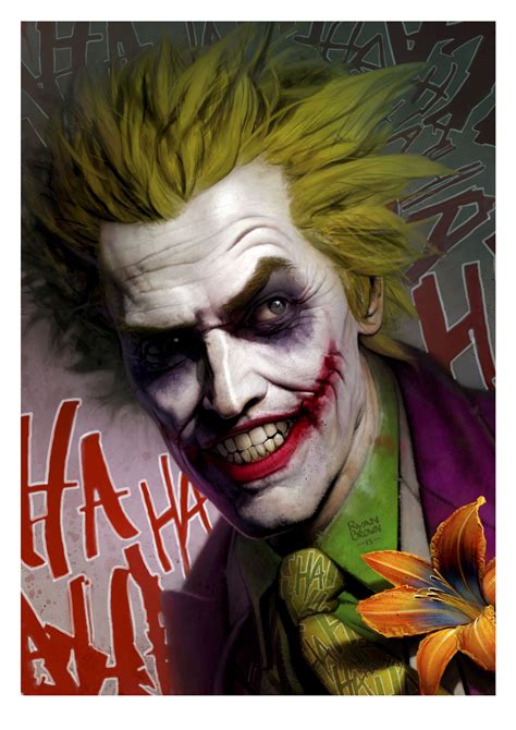 This Is A Digital Painting Of The Joker By Ryan Brown If You Would