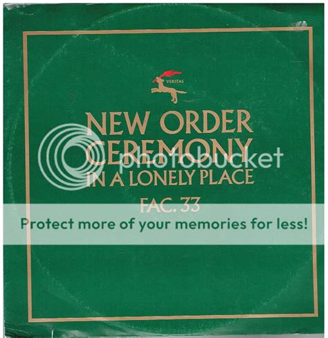New Order Ceremony Records Lps Vinyl And Cds Musicstack