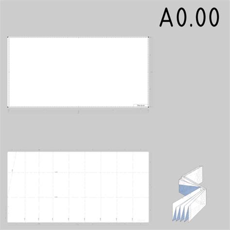 A000 Sized Technical Drawings Paper Template Vector Image Public