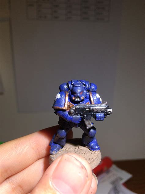I Just Started Painting Models In Warhammer 40k This Is My First One
