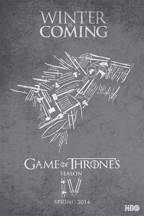 We're not surprised that game of thrones is constantly trending because every episode of this hit hbo show is just epic—and it's seen by millions of viewers around the world. Geek Art Gallery: Posters: Game of Thrones Season IV