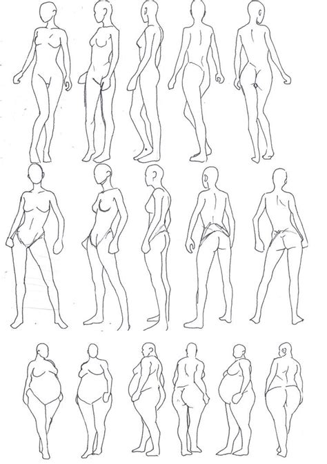 Turnaround Posing By Poplite Drawing Poses Drawings Human Figure