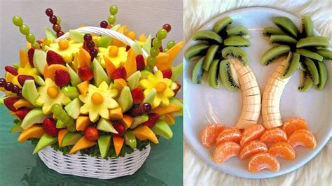 Fruits Decoration For Wedding Fruits Plate Decoration Youtube