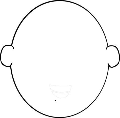 Face Outline Template Clipart Best