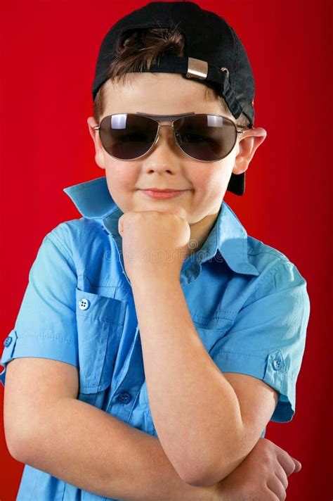 Cool Young Kid With Glasses Stock Image Image 15693357