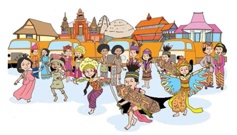 Gambar Kartun Keanekaragaman Budaya Indonesia Ruang Ilmu Administrasi