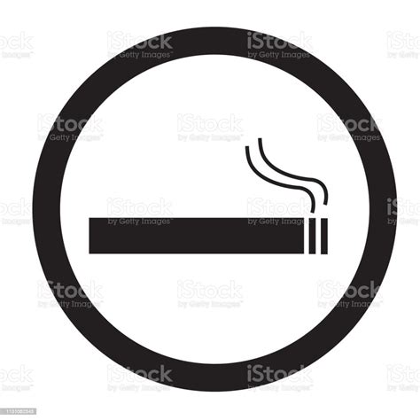 Icône De Zone De Fumée Sur Fond Blanc Style Plat Icône De Zone De Fumée