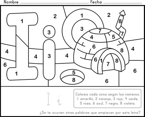 Dibujos Para Colorear De La Letra I Imagui