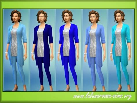 My Sims 4 Blog Clothing Recolors By Lalunarossa