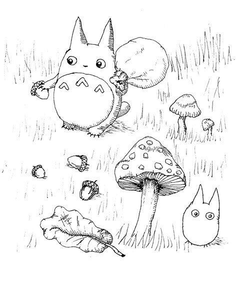 Totoro 41 From My Neighbor Totoro Coloring Page