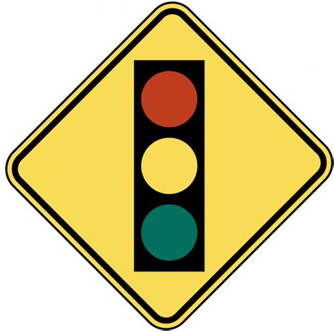 Traffic Signal Ahead Sign Meanings And Examples For The Dmv