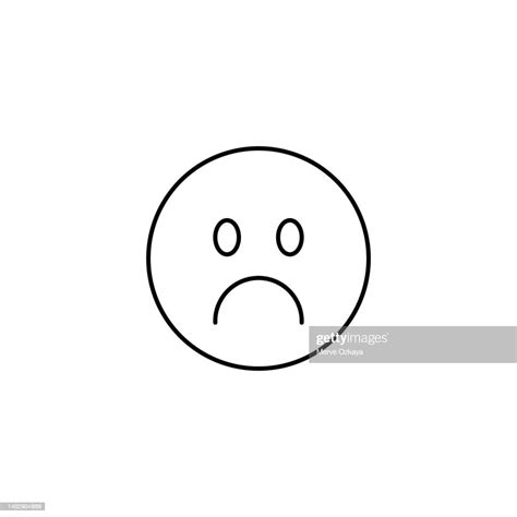 Sad Face Emoji Icon High Res Vector Graphic Getty Images