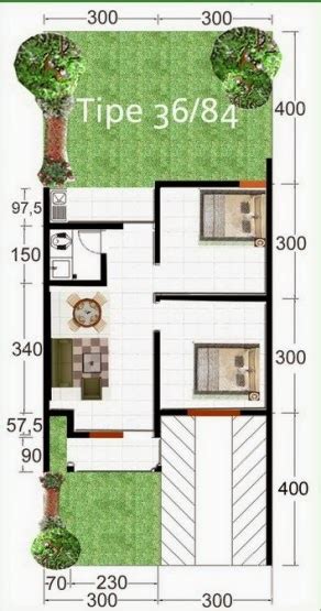 Denah Rumah Minimalis Modern