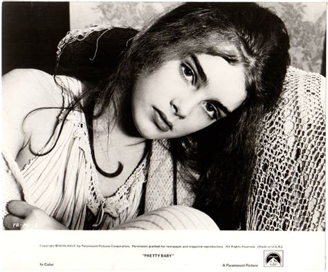 Louis Malles Pretty Baby 1978 Child Woman Brooke Shields In Red Light