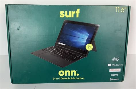 Onn 116 2 In 1 Windows Detachable Laptop 4gb Ram 64gb Hdd New