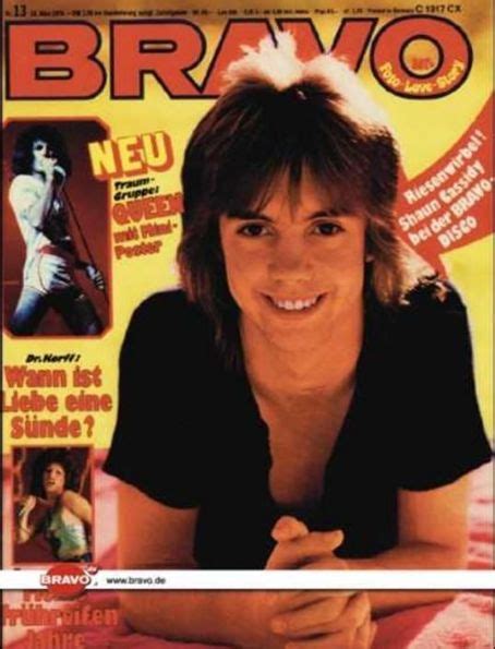 Shaun Cassidy Bravo Magazine 27 March 1976 Cover Photo Germany